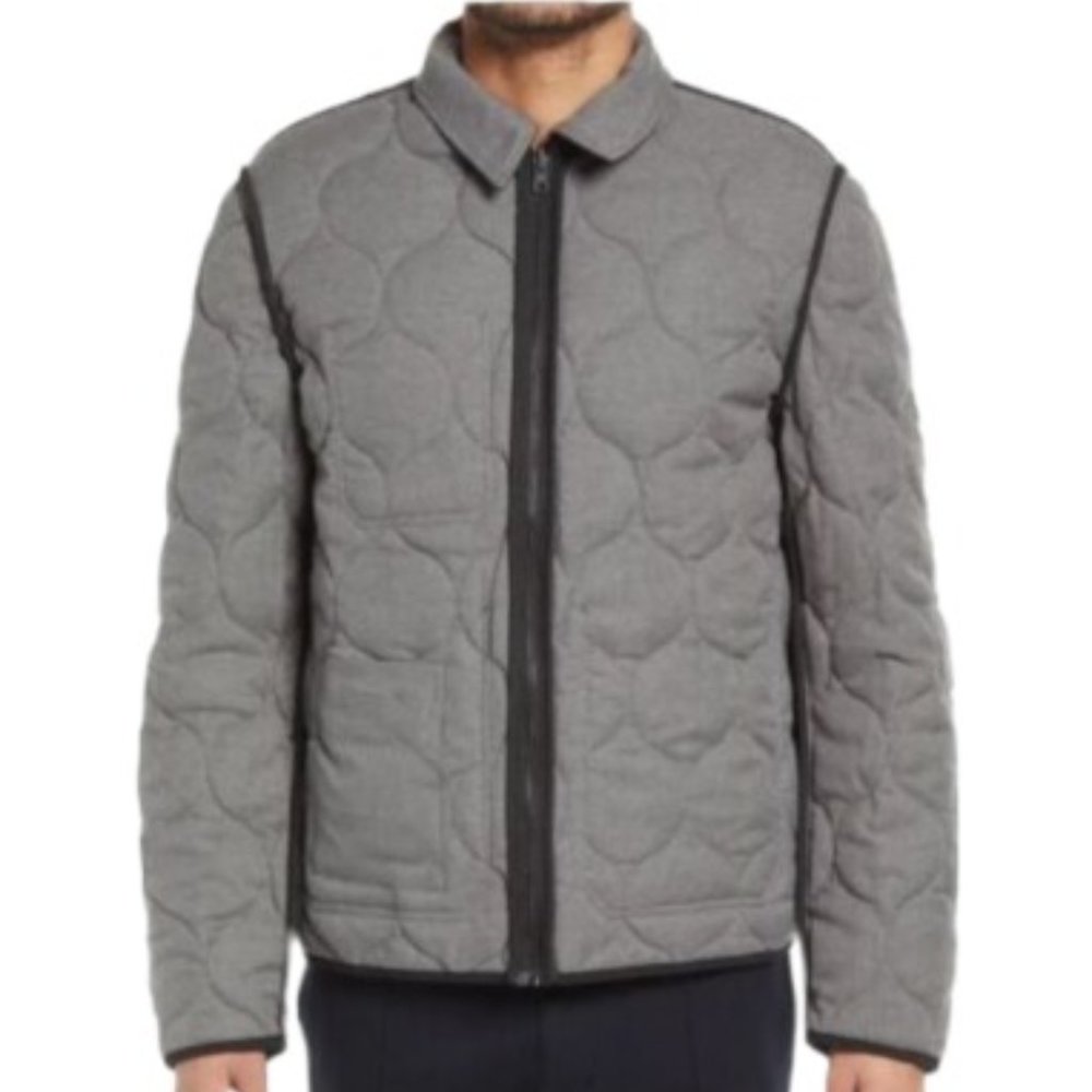 NWT Ted Baker London Mens Reversible Schuss Quilted Jacket Size 7  2XL $395 J87 - Picture 2 of 5